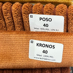 Wohnlandschaft Ottomane rechts Velourstoff Paros / Kronos -vorbestellbar-