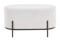 Sales Fever - Polsterhocker Cord Optik Beige