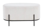 Sales Fever - Polsterhocker Cord Optik Beige