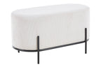 Sales Fever - Polsterhocker Cord Optik Beige