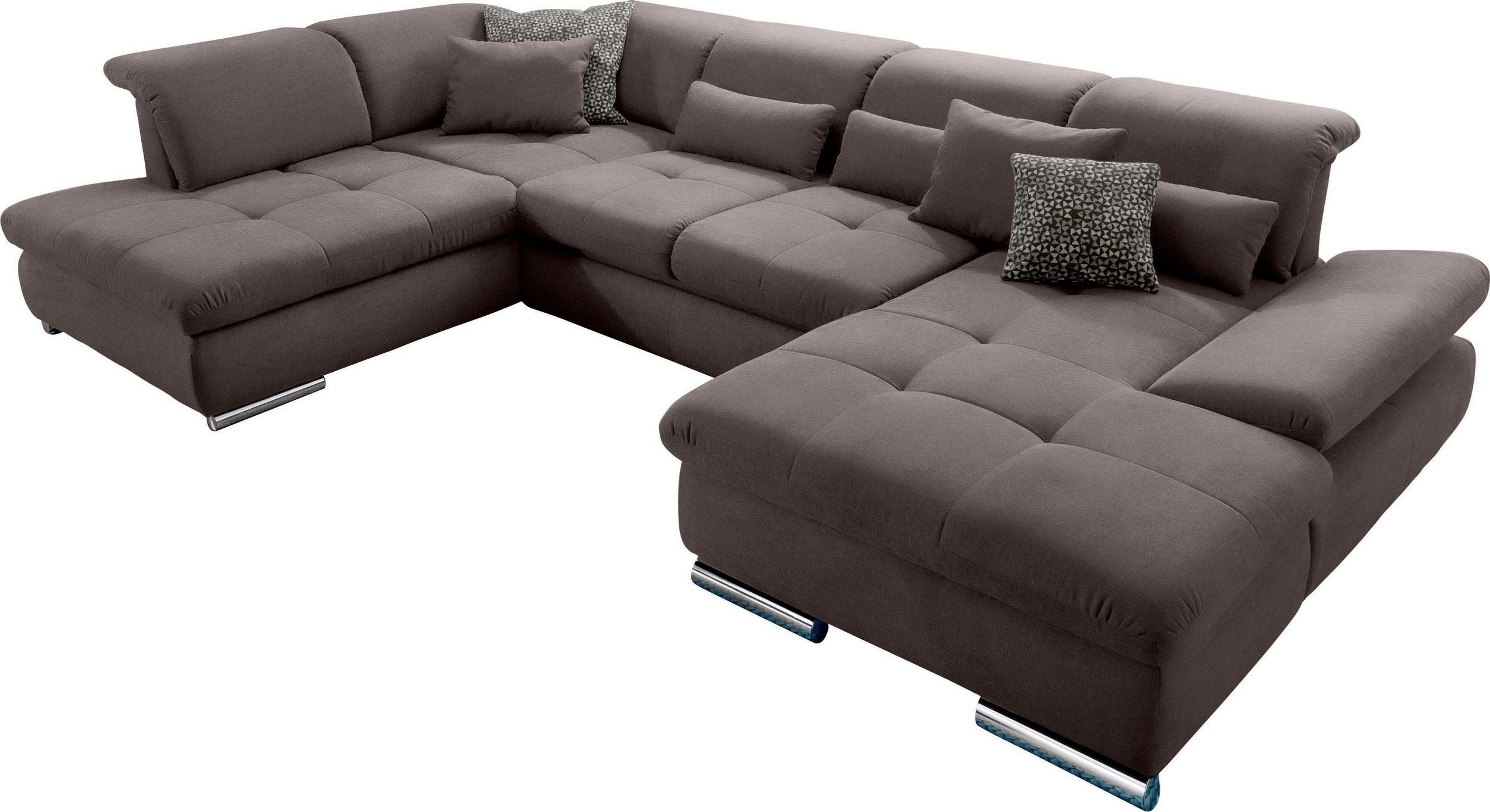 Wohnlandschaft mit Sitztiefenverstellung