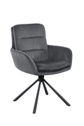 Sales Fever - Armlehnstuhl in Cord-Optik Dunkelgrau