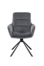 Sales Fever - Armlehnstuhl in Cord-Optik Dunkelgrau