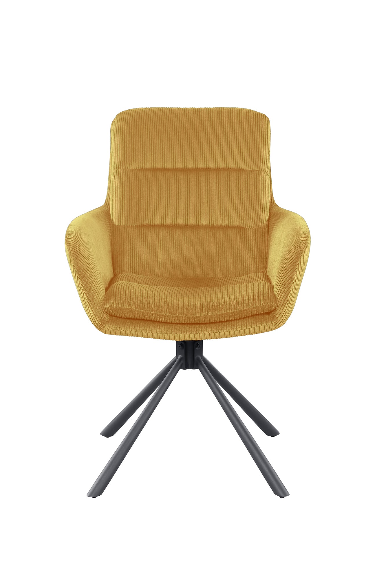 Sales Fever - Armlehnstuhl in Cord-Optik Gold#