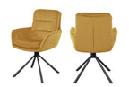 Sales Fever - Armlehnstuhl in Cord-Optik Gold#