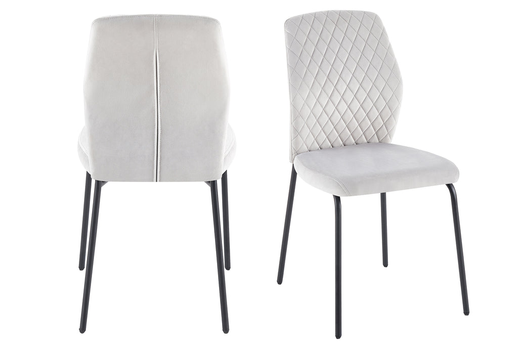 Sales Fever - Stuhl 2er Set Hellgrau#