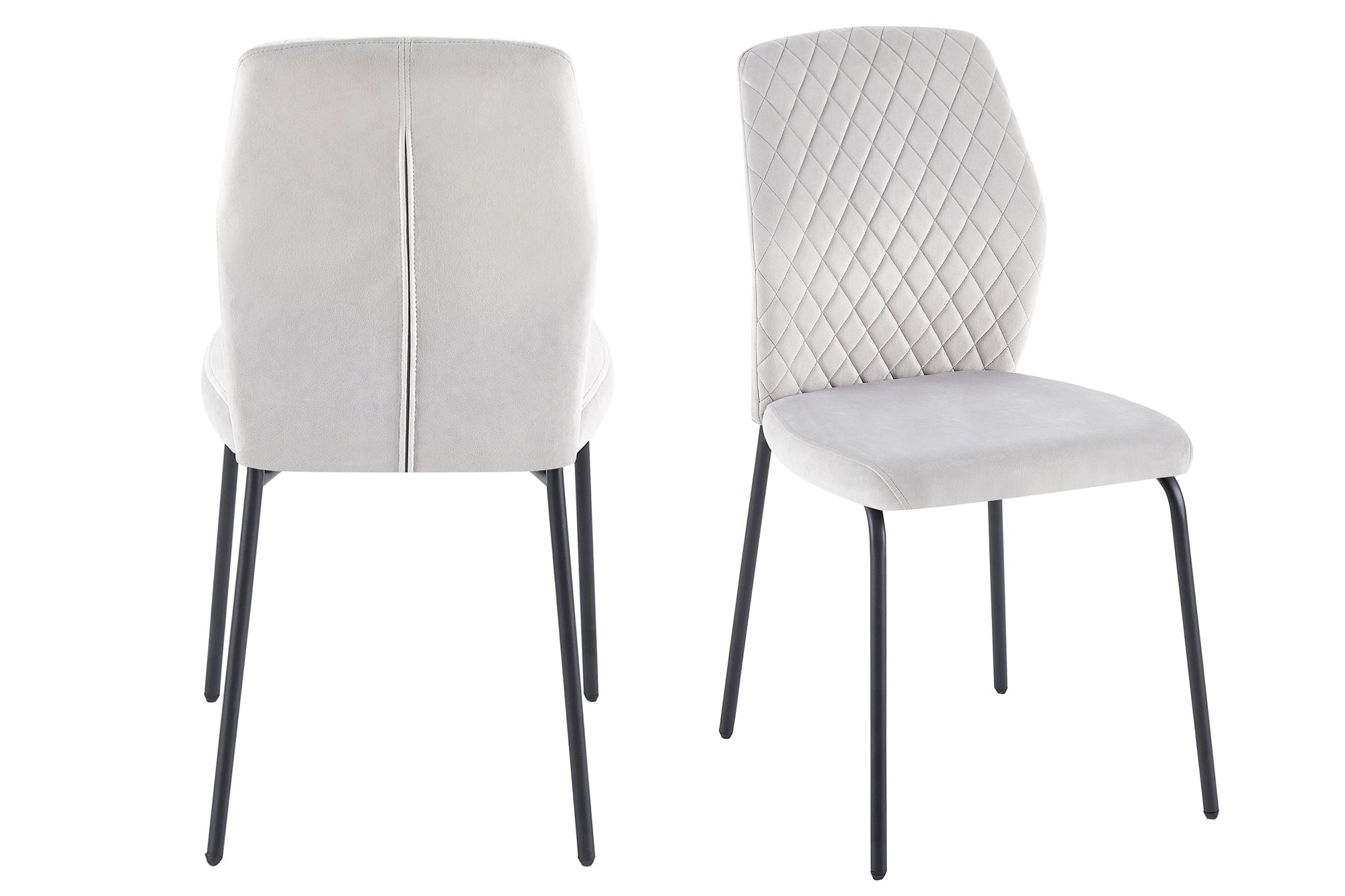 Sales Fever - Stuhl 2er Set Hellgrau#