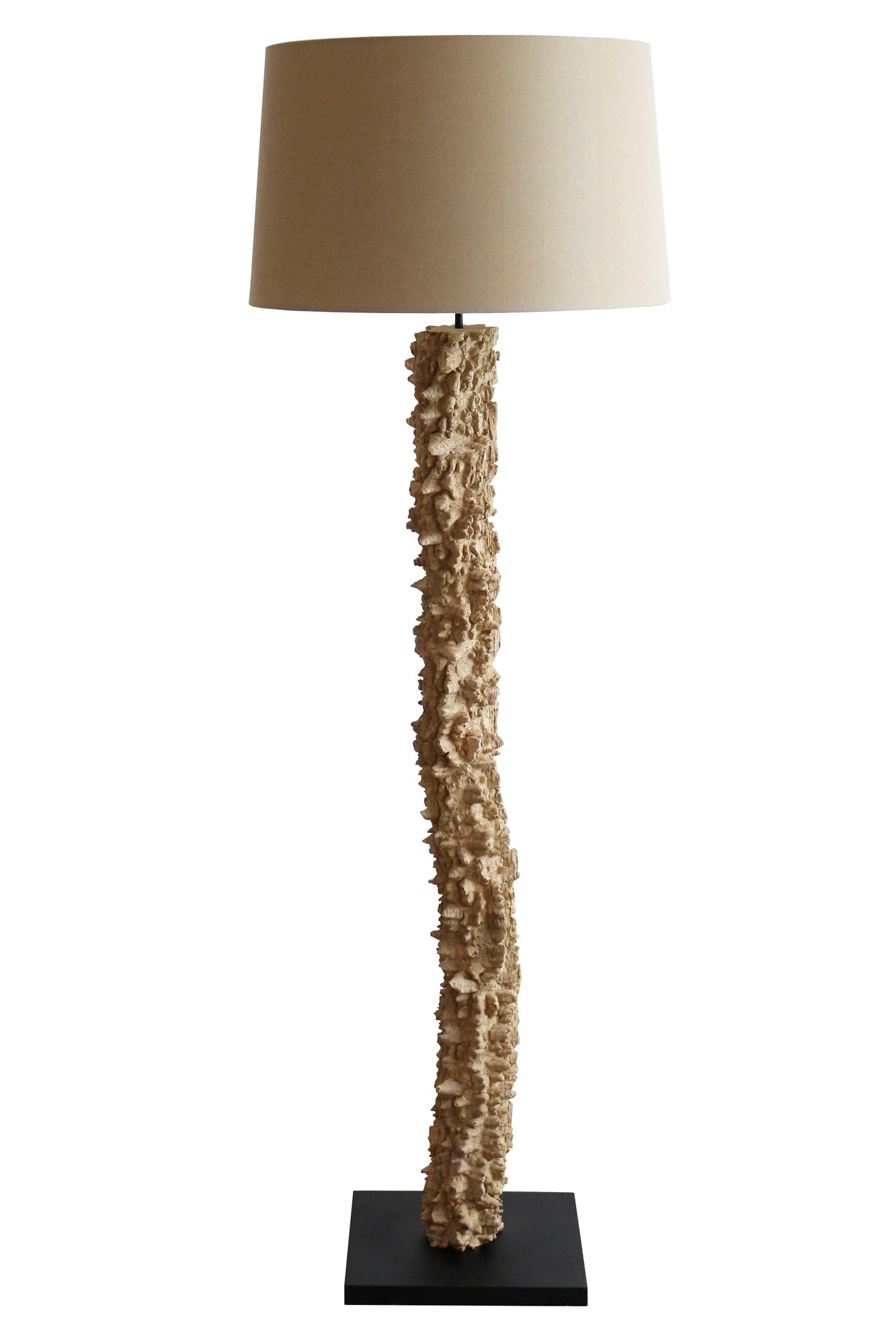 Sales Fever - Stehleuchte Treibholz Natur/Weiß 150 cm