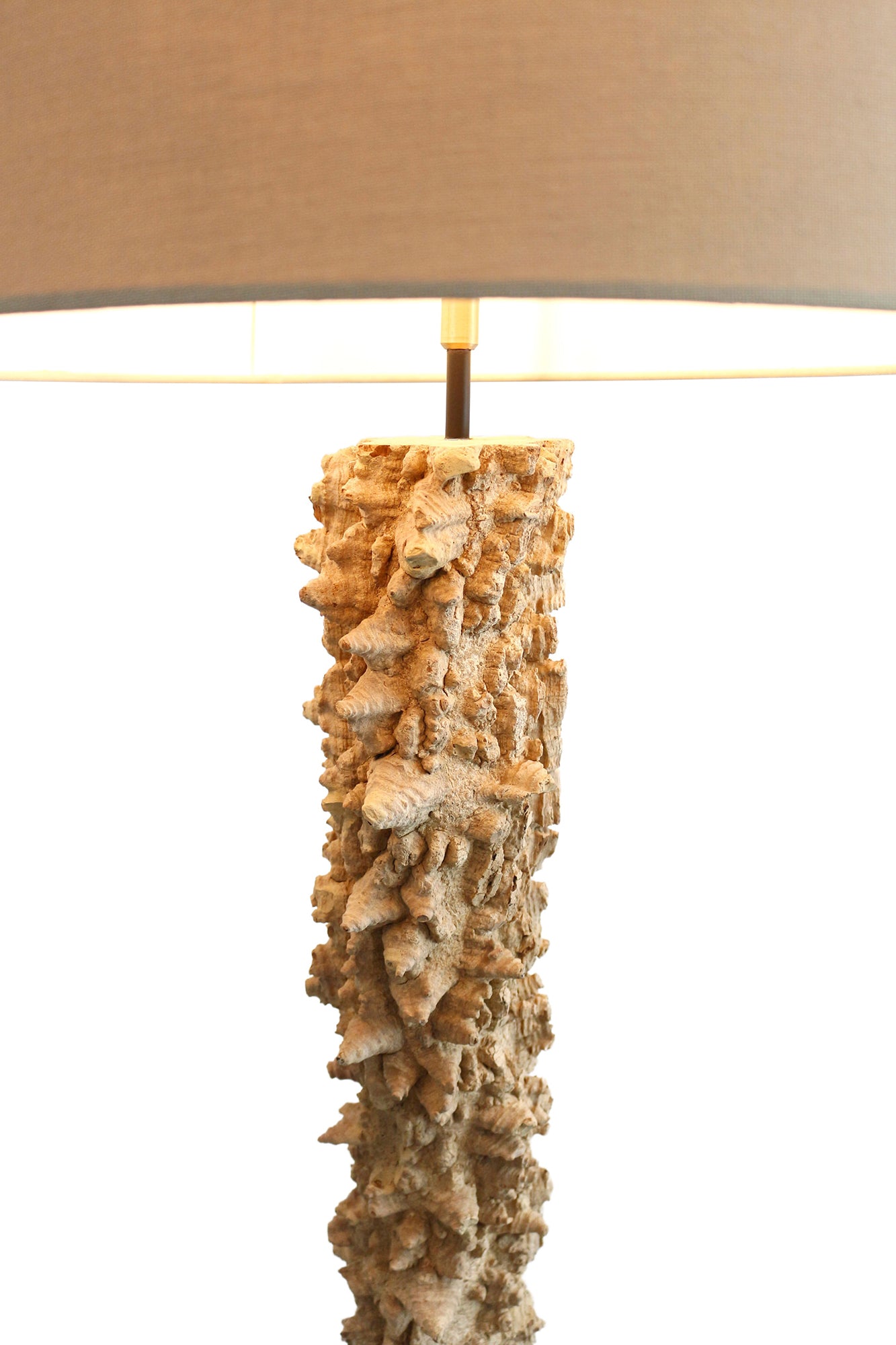 Sales Fever - Stehleuchte Treibholz Natur/Weiß 150 cm