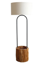 Sales Fever - Stehleuchte Treibholz Natur/Weiß 155 cm