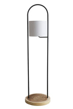 Sales Fever - Stehleuchte Akazienholz Natur/Weiß 153 cm