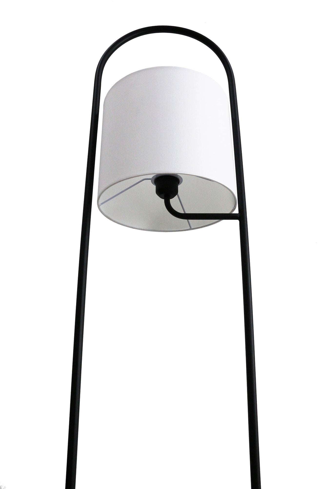 Sales Fever - Stehleuchte Akazienholz Natur/Weiß 153 cm