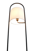 Sales Fever - Stehleuchte Akazienholz Natur/Weiß 153 cm