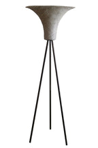 Sales Fever - Stehleuchte mit Geflechtschirm Natur/Schwarz 152 cm