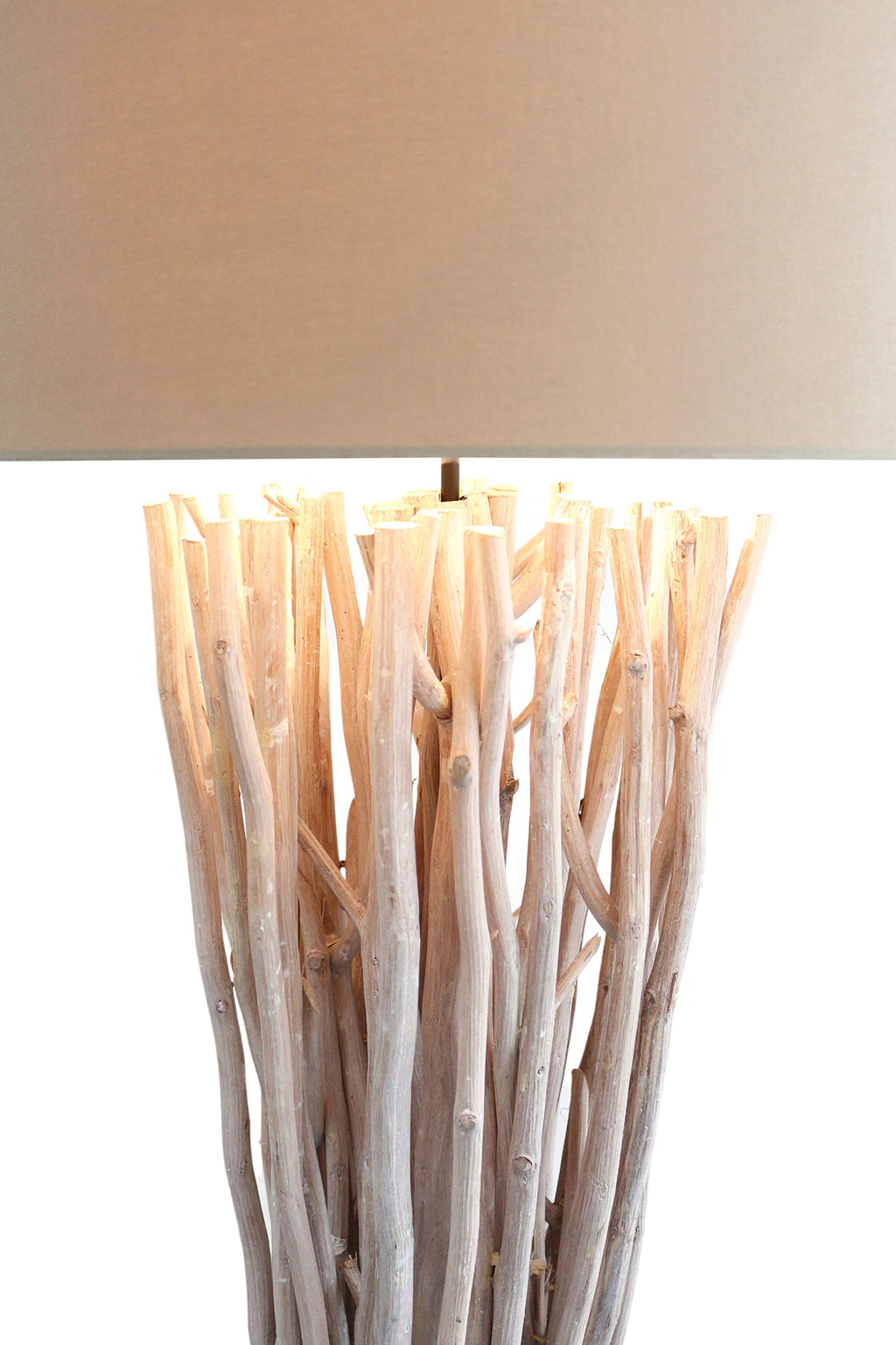 Sales Fever - Stehleuchte Treibholz White Wash 175 cm#
