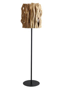 Sales Fever - Stehleuchte Treibholz Natur/Schwarz 140 cm
