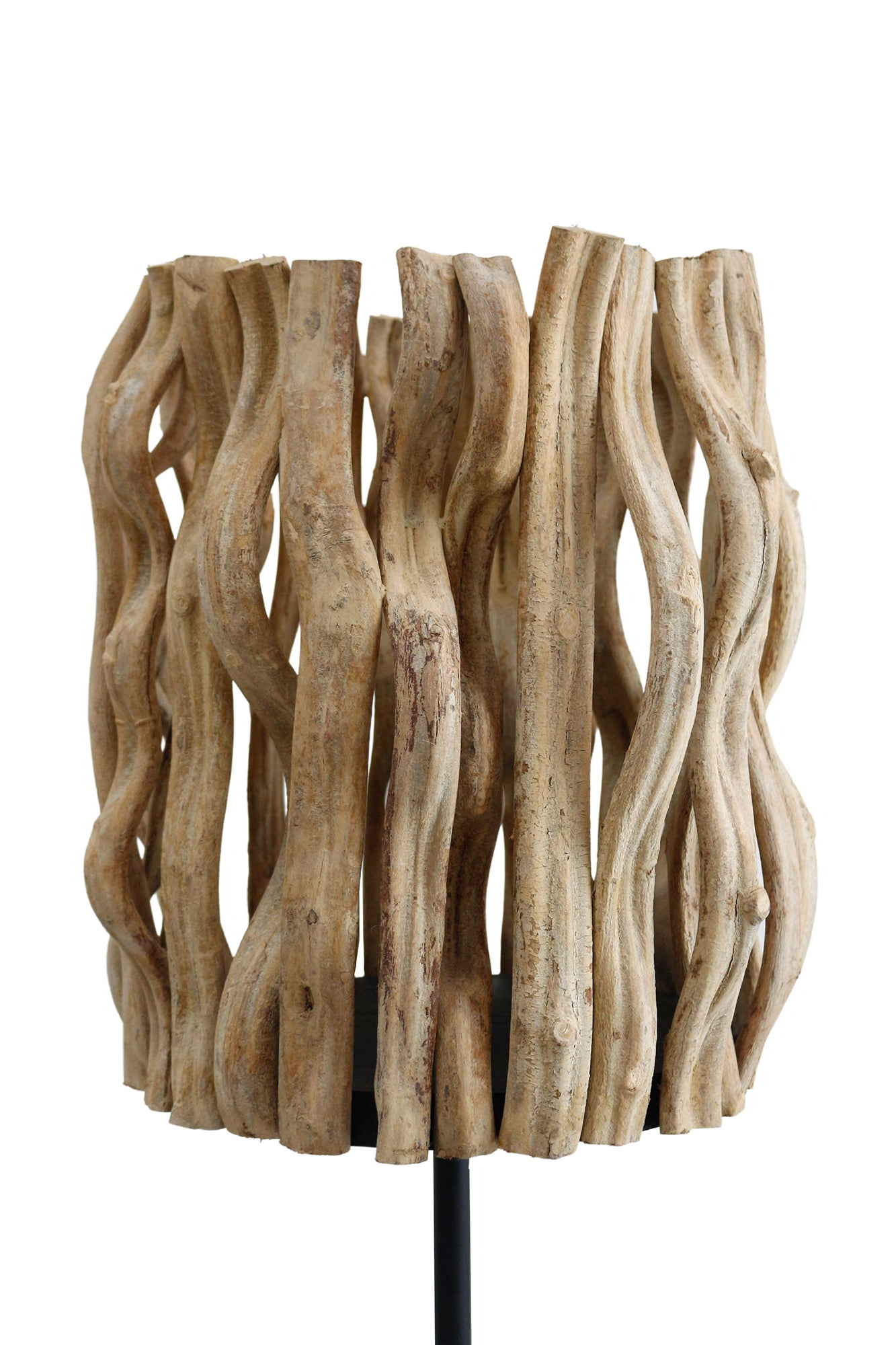 Sales Fever - Stehleuchte Treibholz Natur/Schwarz 140 cm