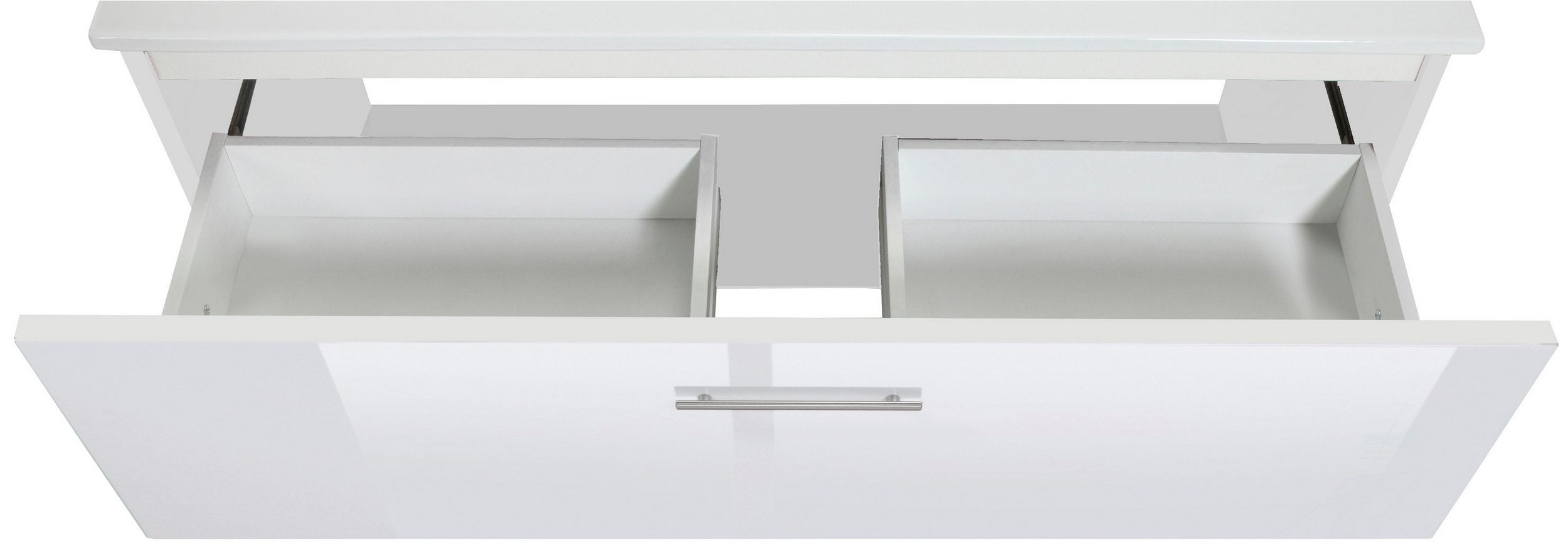 Waschbeckenunterschrank Trento Light Hochglanz groß
