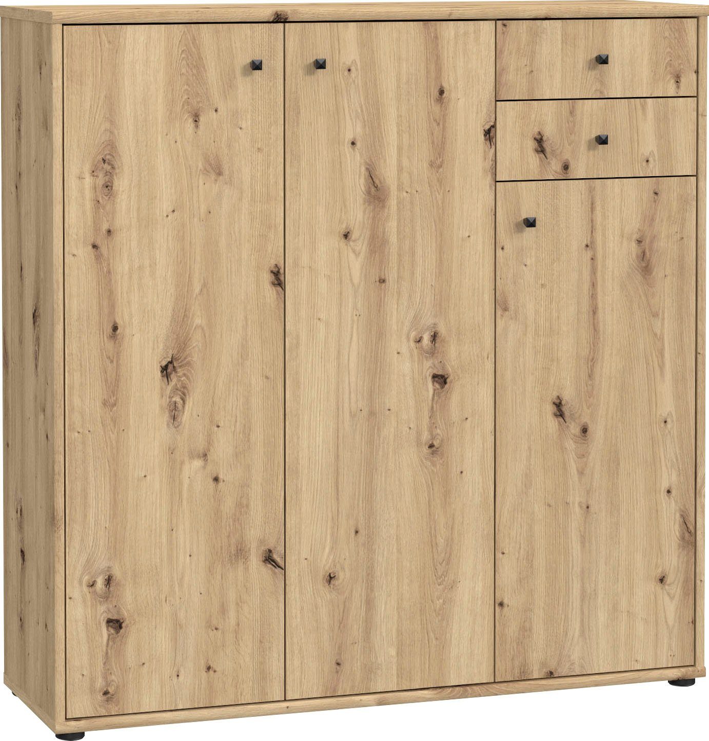 Kommode 3 Türen 2 Schubladen