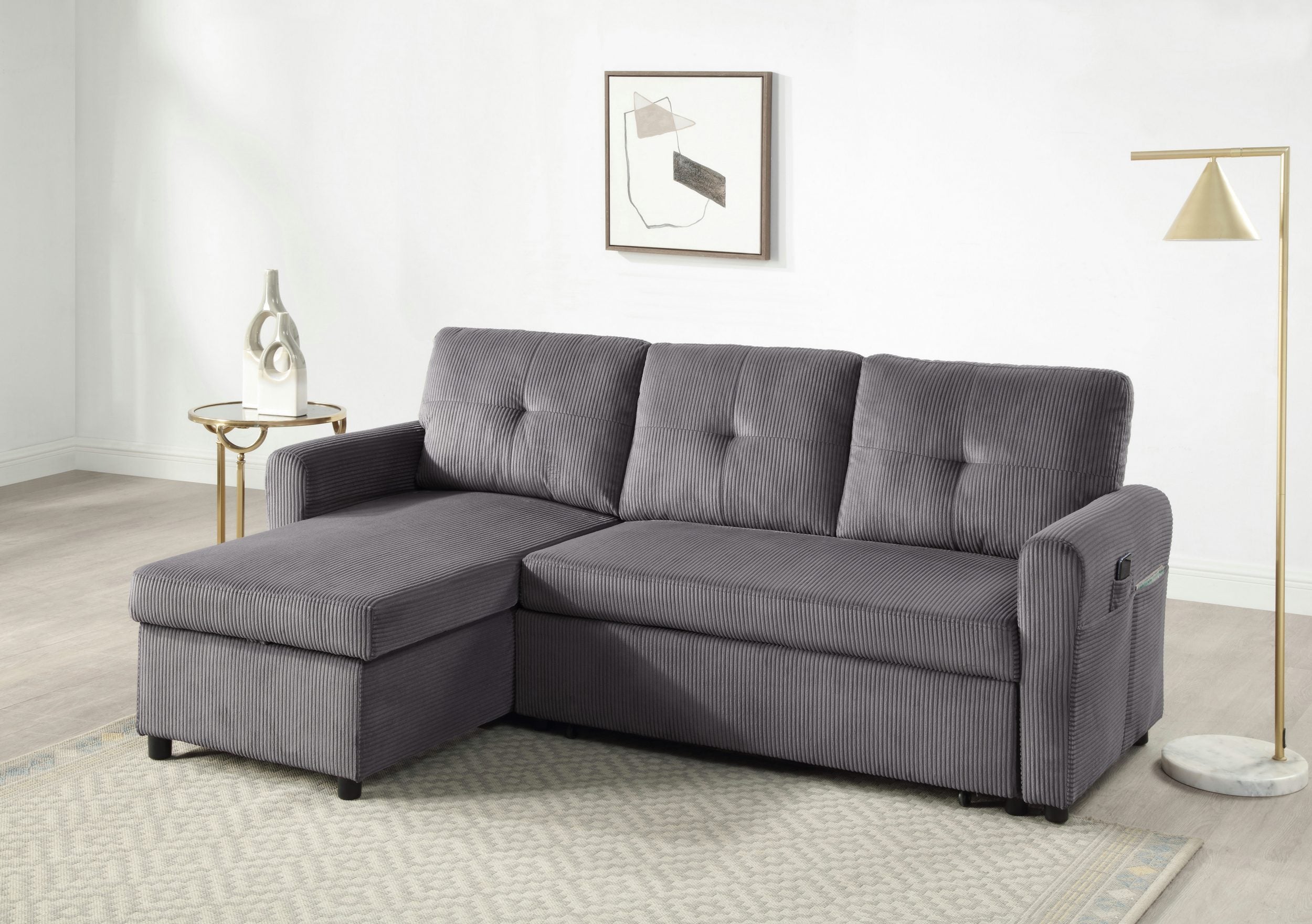 Ecksofa Gustavo mit Bettfunktion