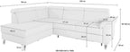 Ecksofa Arngast mit Bettfunktion