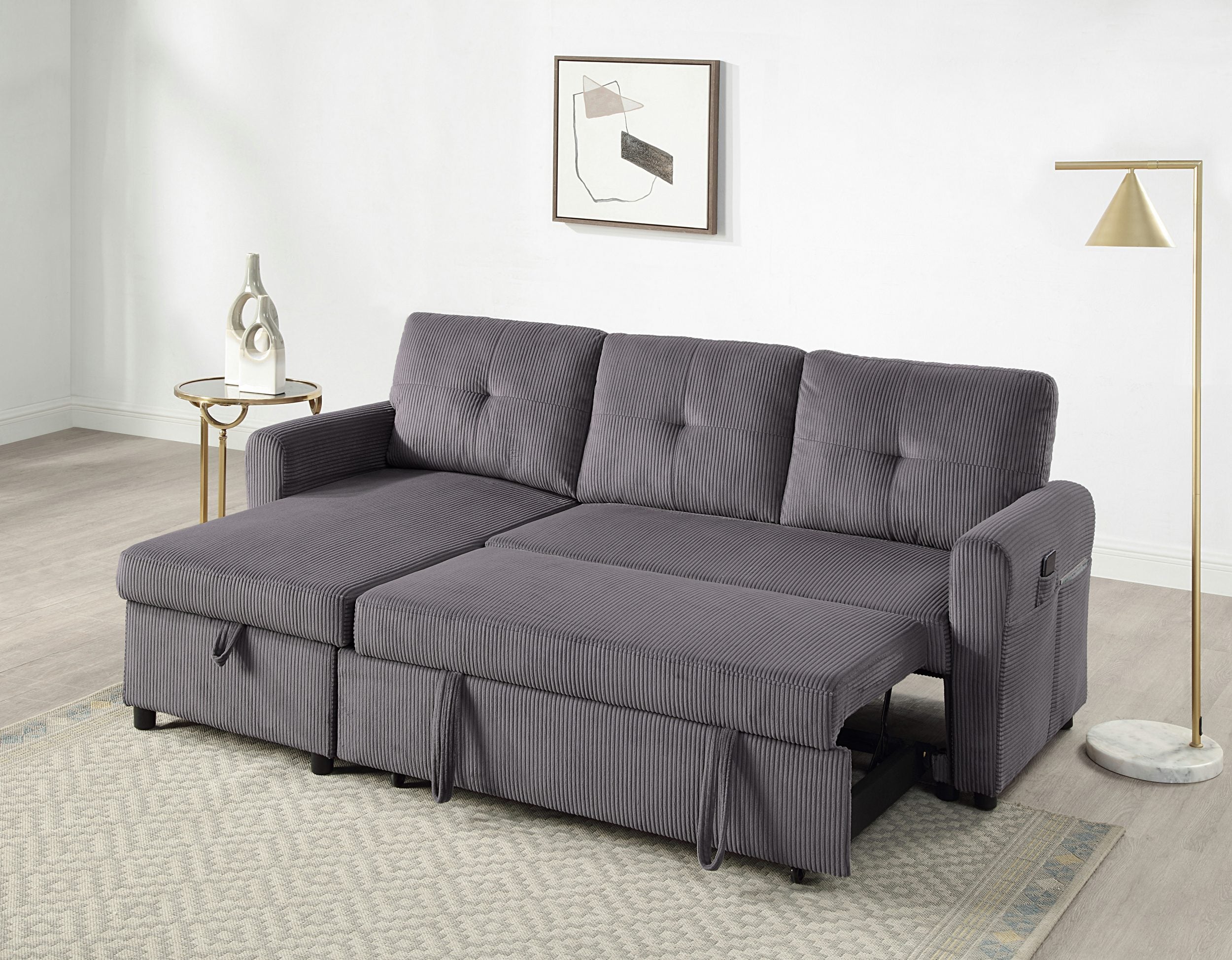 Ecksofa Gustavo mit Bettfunktion