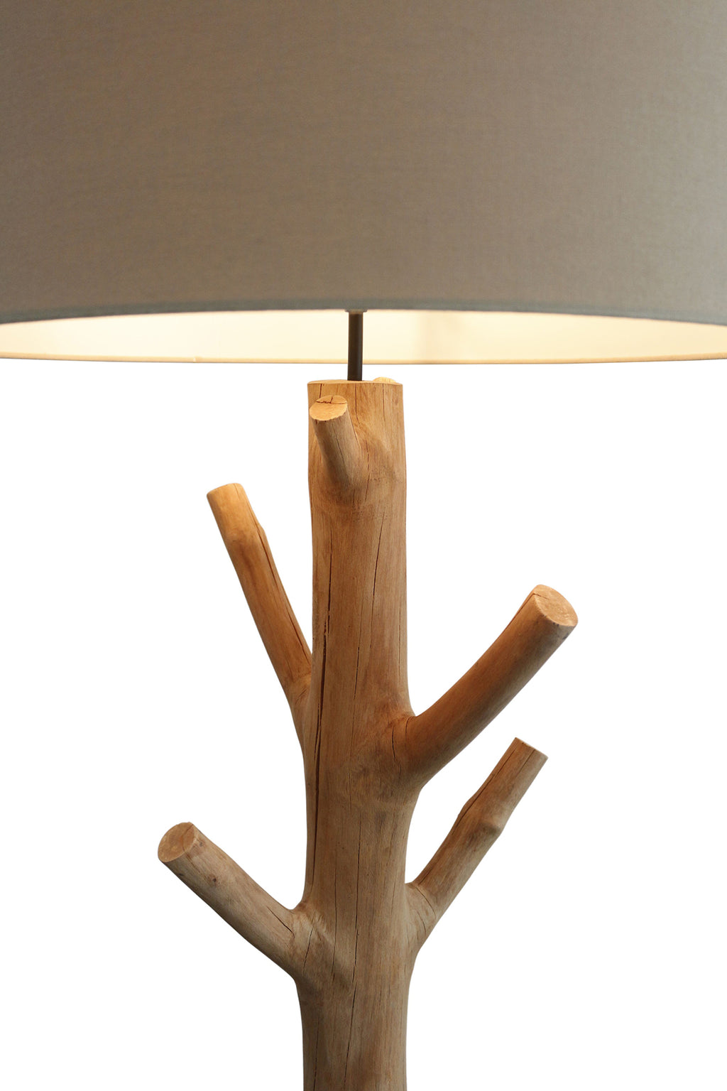 Sales Fever - Stehleuchte Treibholz Natur/Weiß 175 cm#
