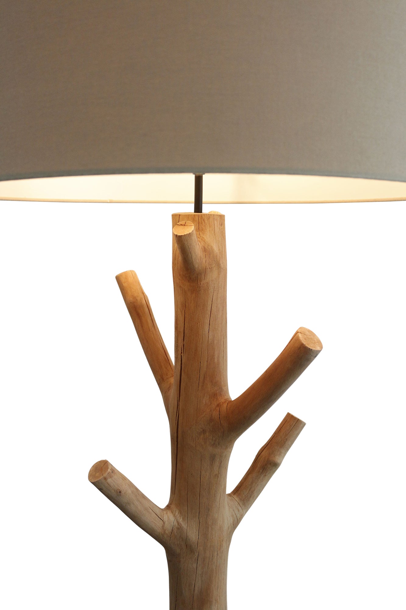 Sales Fever - Stehleuchte Treibholz Natur/Weiß 175 cm#