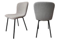 Sales Fever - Stuhl Bouclé Optik 4er Set Hellgrau#