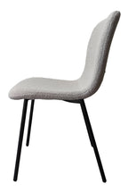 Sales Fever - Stuhl Bouclé Optik 4er Set Hellgrau#