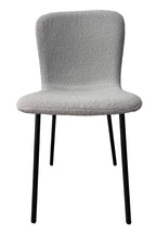 Sales Fever - Stuhl Bouclé Optik 4er Set Hellgrau#