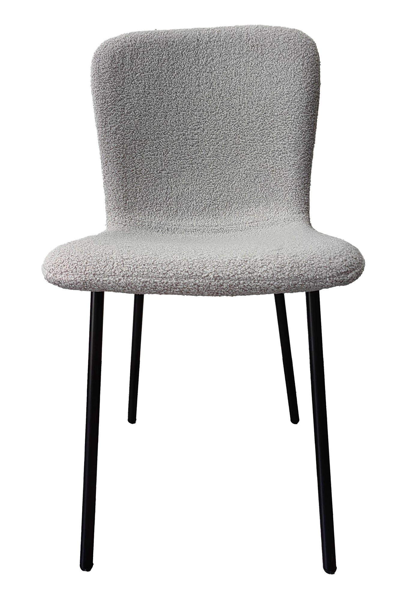 Sales Fever - Stuhl Bouclé Optik 4er Set Hellgrau#