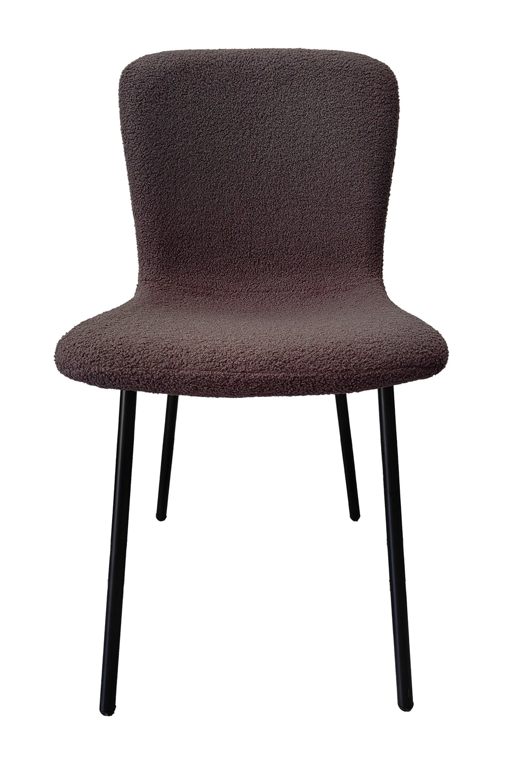 Sales Fever - Stuhl Bouclé Optik 4er Set Dunkelgrau#