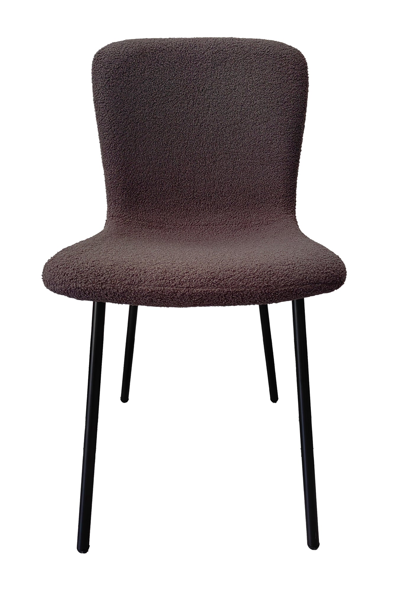 Sales Fever - Stuhl Bouclé Optik 4er Set Dunkelgrau#