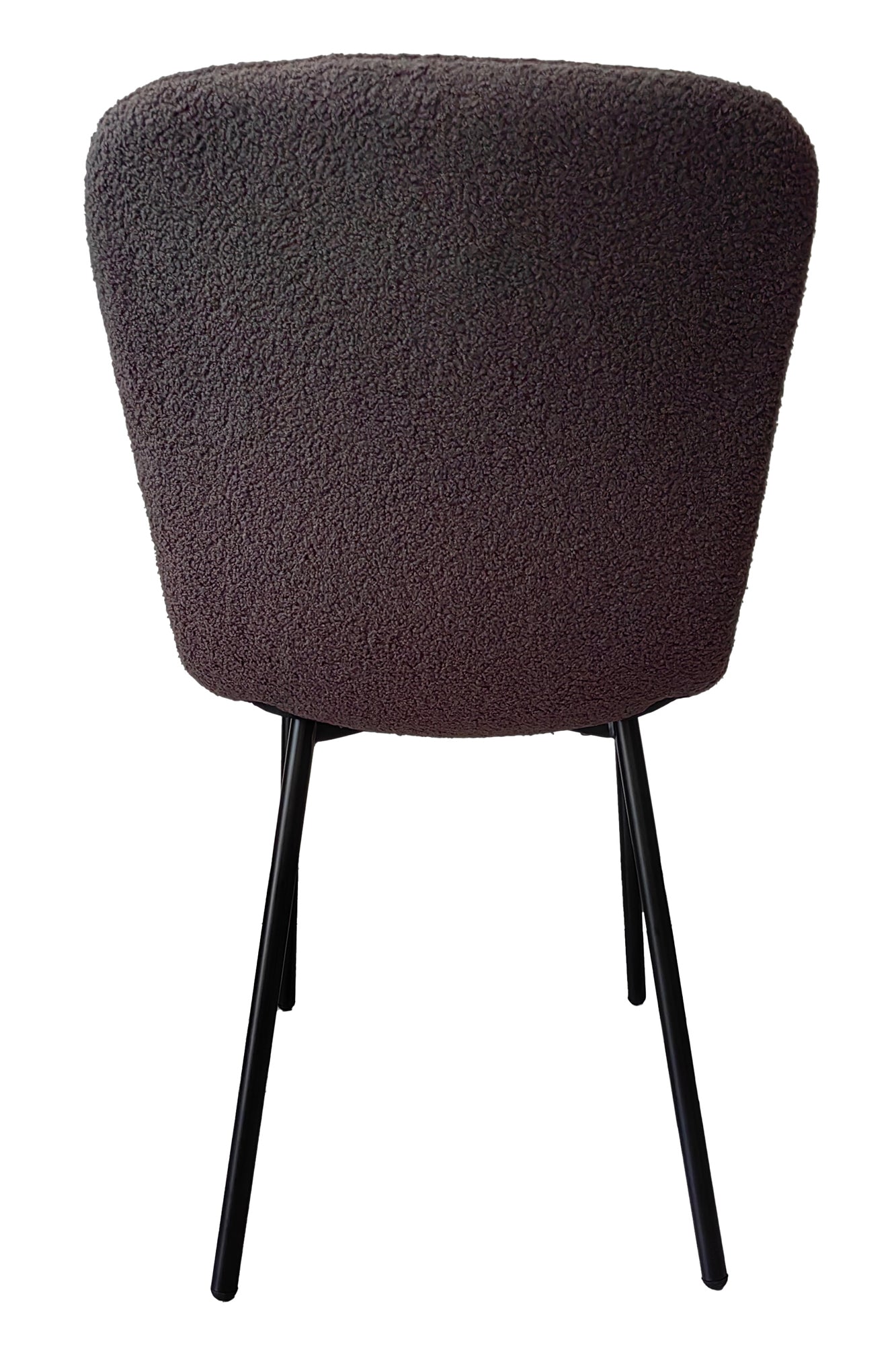 Sales Fever - Stuhl Bouclé Optik 4er Set Dunkelgrau#