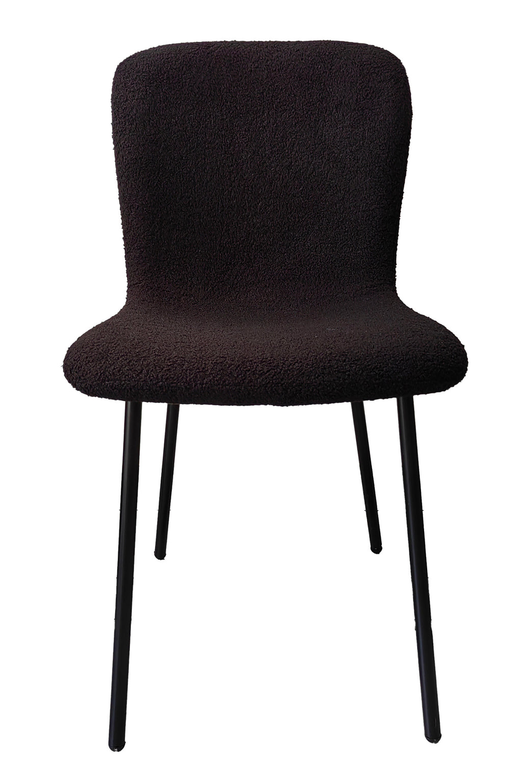 Sales Fever - Stuhl Bouclé Optik 4er Set Schwarz#
