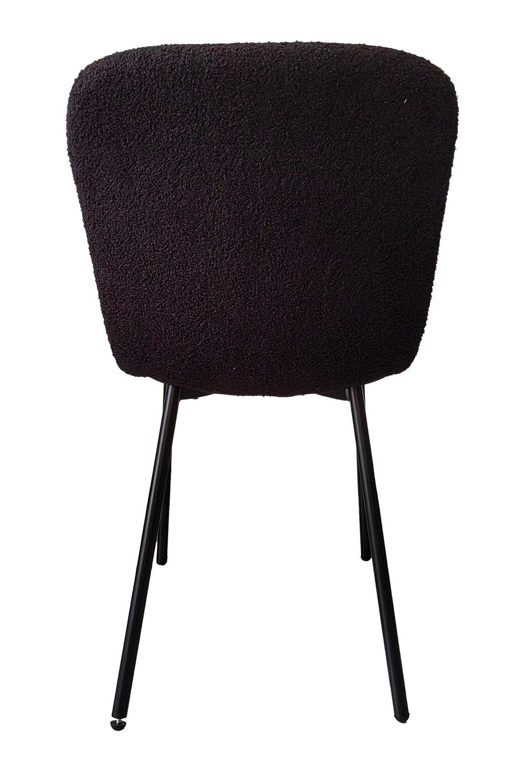 Sales Fever - Stuhl Bouclé Optik 4er Set Schwarz#