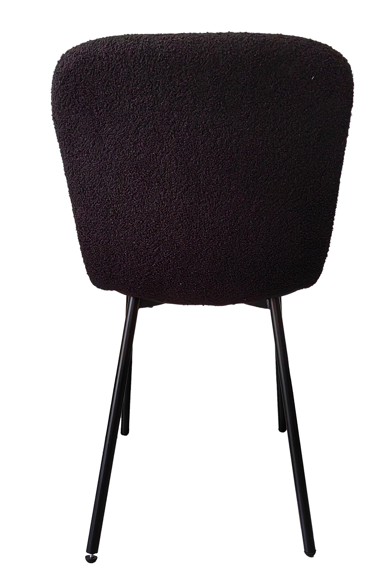 Sales Fever - Stuhl Bouclé Optik 4er Set Schwarz#