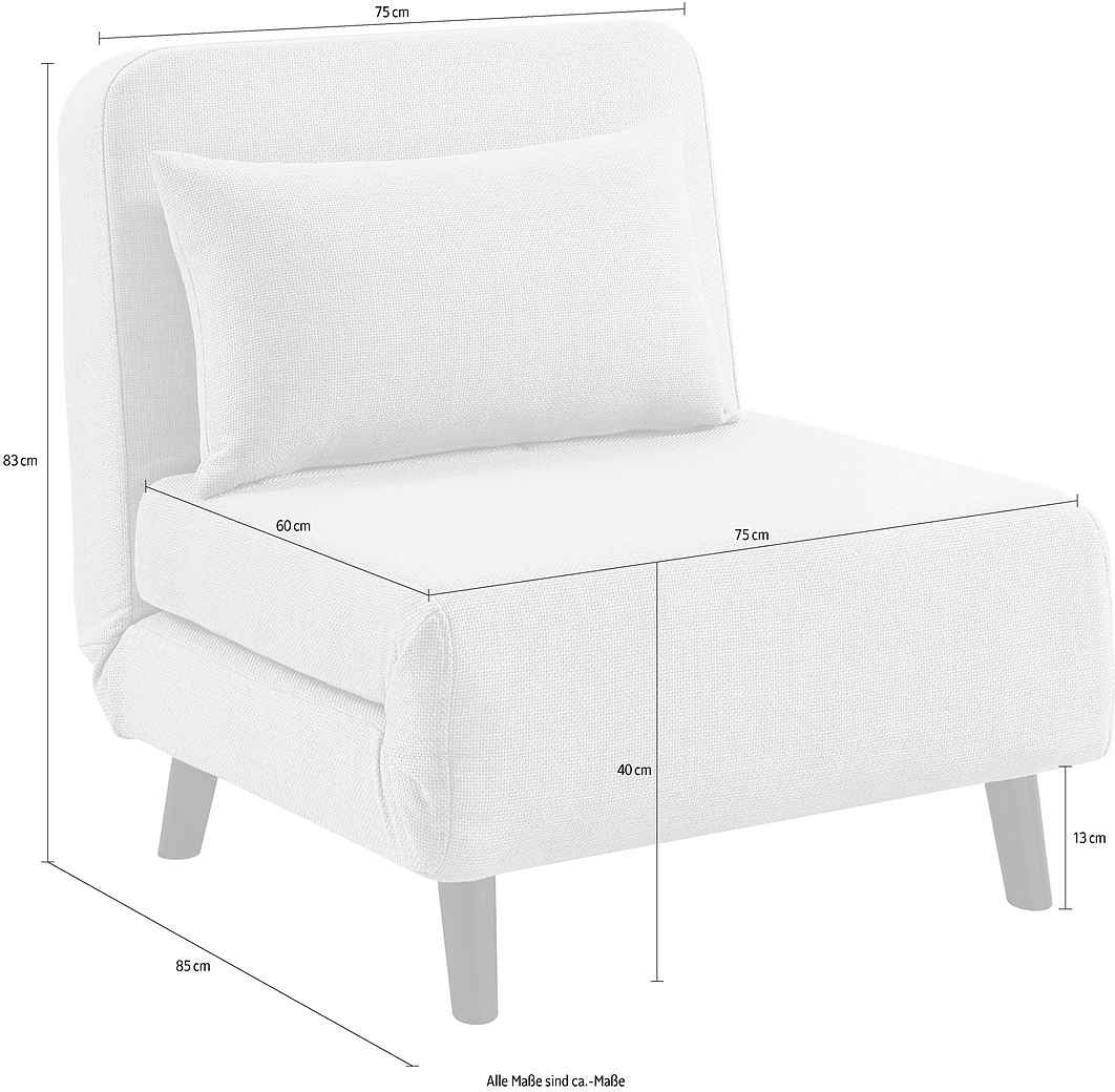 Sessel Roby inkl. Bettfunktion