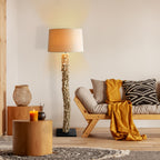 Sales Fever - Stehleuchte Treibholz Natur/Weiß 150 cm