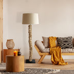 Sales Fever - Stehleuchte Treibholz Natur/Weiß 150 cm
