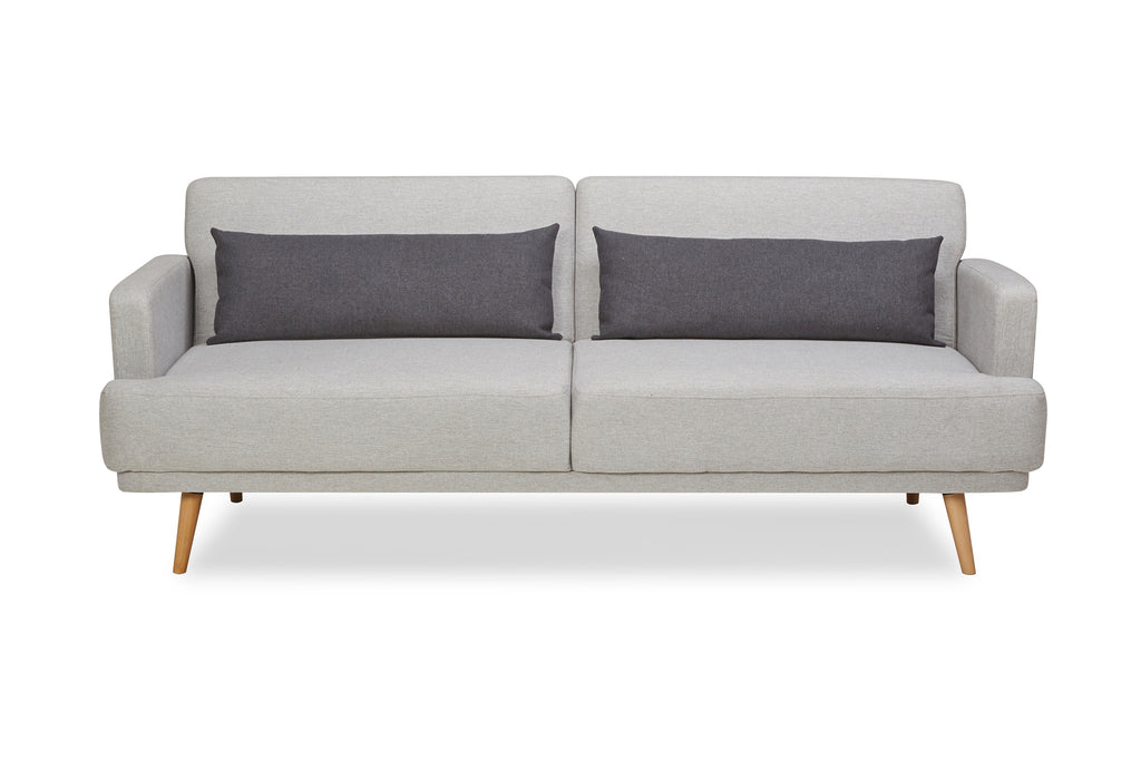Sales Fever - 3-Sitzer Sofa Webstoff Grau