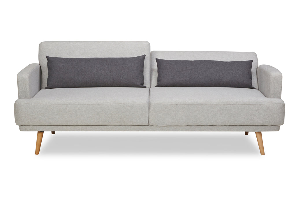 Sales Fever - 3-Sitzer Sofa Webstoff Grau