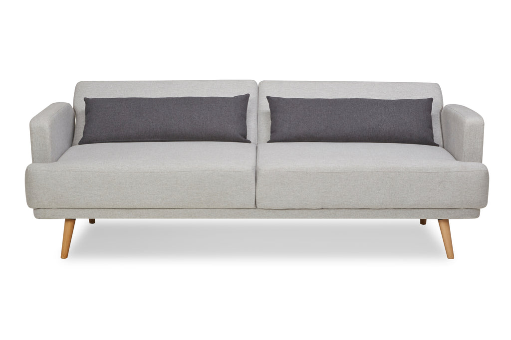 Sales Fever - 3-Sitzer Sofa Webstoff Grau