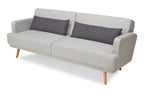 Sales Fever - 3-Sitzer Sofa Webstoff Grau