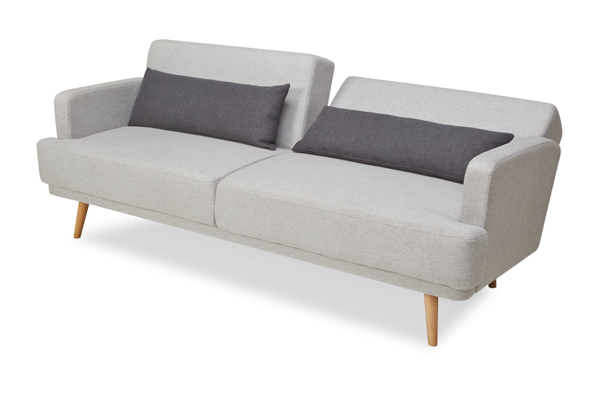 Sales Fever - 3-Sitzer Sofa Webstoff Grau
