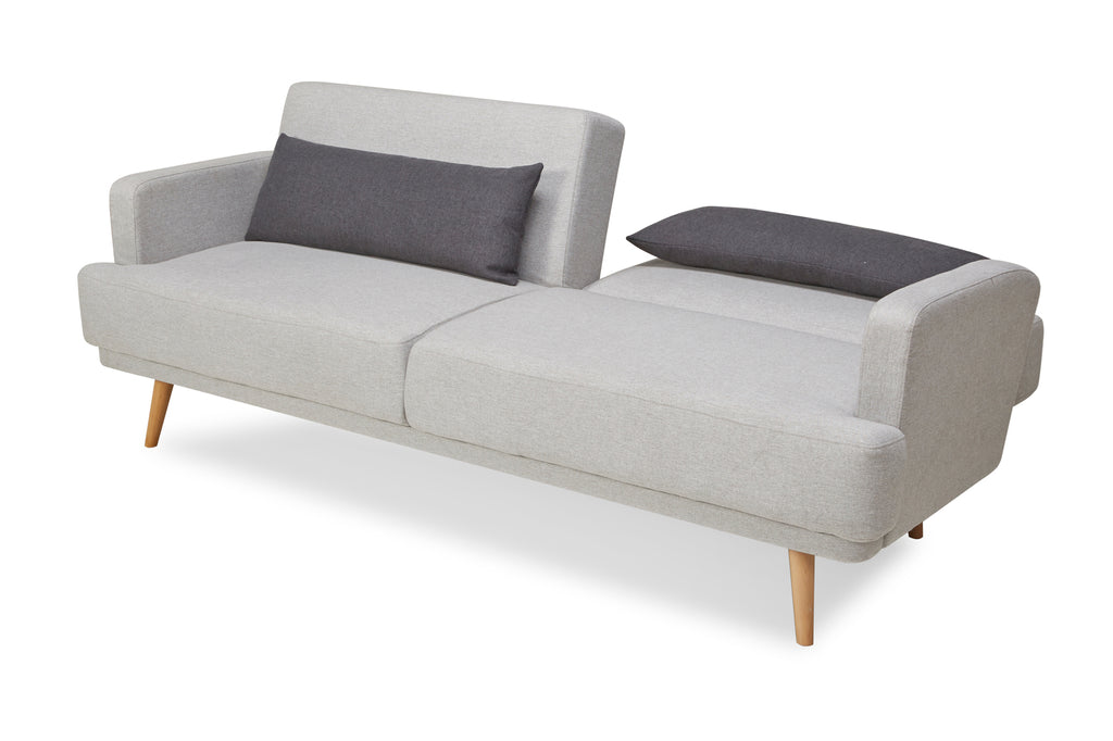Sales Fever - 3-Sitzer Sofa Webstoff Grau