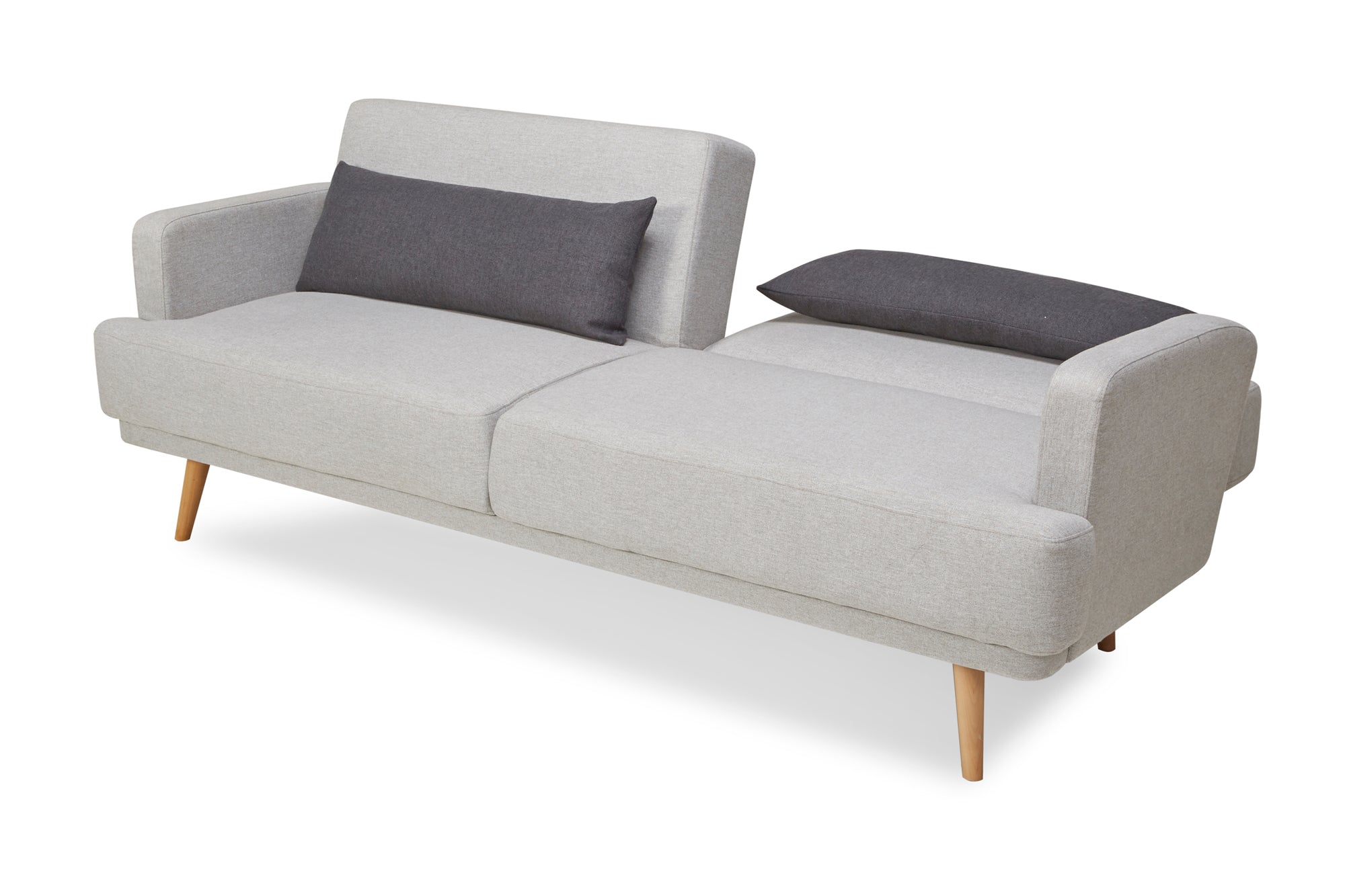 Sales Fever - 3-Sitzer Sofa Webstoff Grau