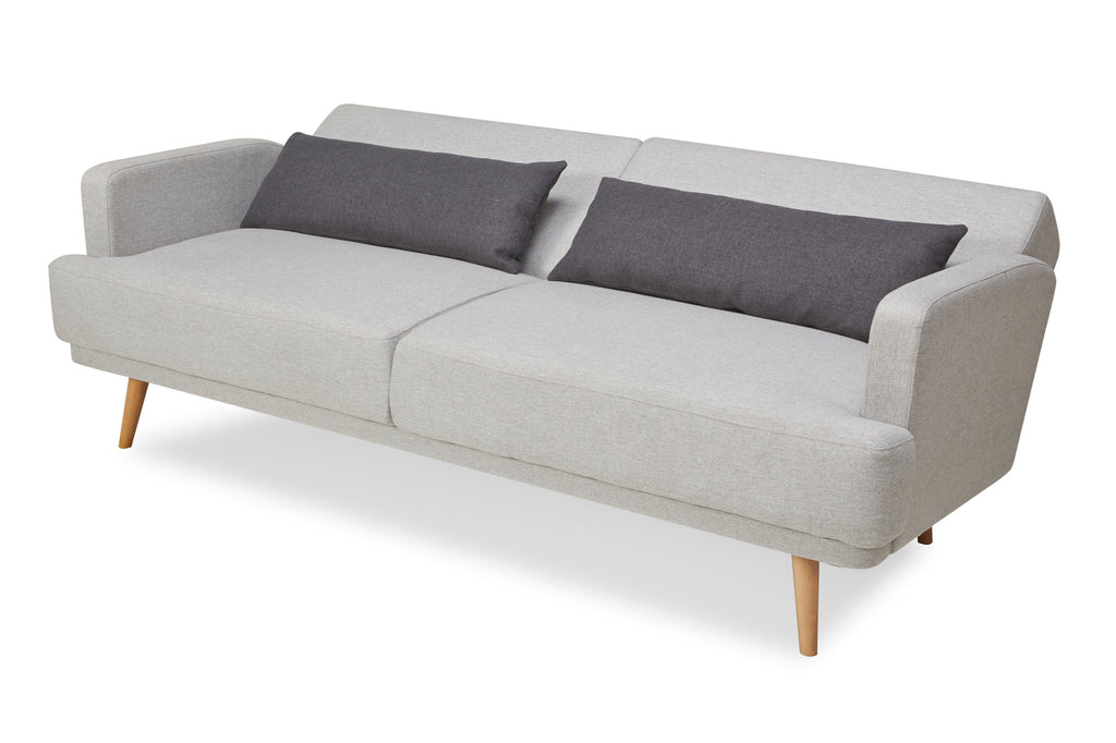 Sales Fever - 3-Sitzer Sofa Webstoff Grau