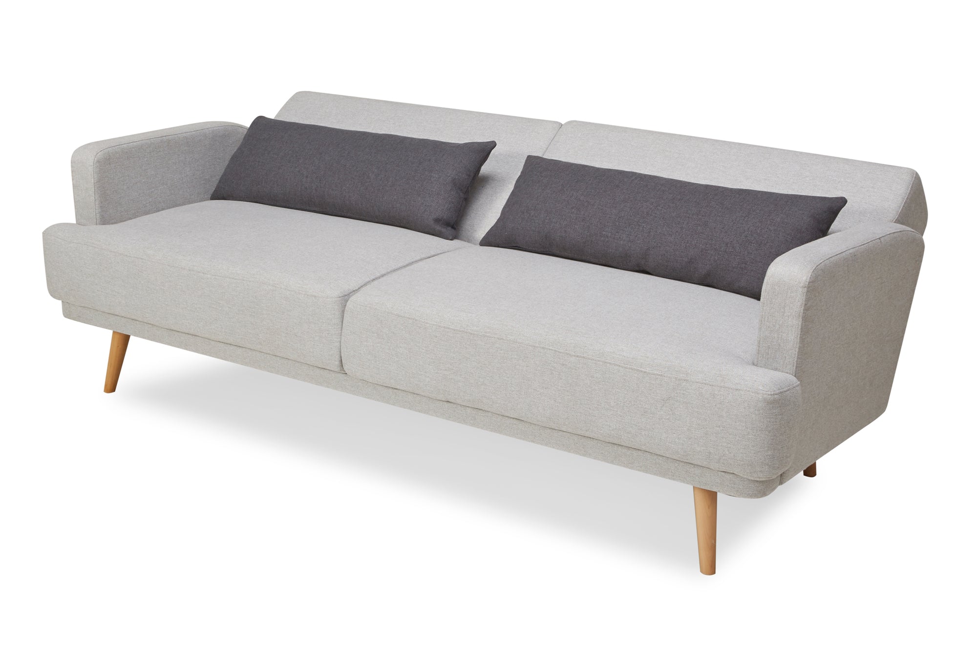Sales Fever - 3-Sitzer Sofa Webstoff Grau